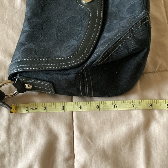 Coach original black leather braided and trims. Excellent! Used once. Good buy! - Picture 7 of 14